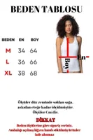 3'lü Pamuklu Kadın Sporcu Atlet Donex 1340 Somon Siyah görsel 4