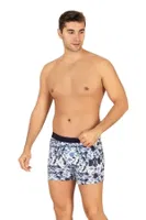 5li Paket Erkek Pamuklu Karışık Desenli Likralı Penye Boxer Özkan 11111 görsel 5