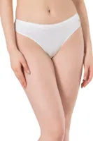10lu Paket Kadın Pamuklu Modal Esnek Yumuşak Slip Külot Özkan 23924 Beyaz görsel 11