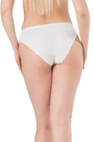 10lu Paket Kadın Pamuklu Modal Esnek Yumuşak Slip Külot Özkan 23924 Beyaz görsel 12