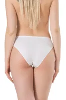 10lu Paket Kadın Pamuklu Modal Esnek Yumuşak Slip Külot Özkan 23924 Ekru görsel 9