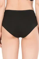 10lu Paket Kadın Pamuklu Modal Esnek Yumuşak Yüksek Bel Bato Külot Özkan 23922 Siyah görsel 13