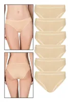 10lu Paket Kadın Viskon Esnek Rahat Slip Külot Özkan 23926 Ten görsel 4
