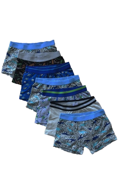 7li Karışık Desen 3-4 Yaş Erkek Çocuk Boxer Darkzone 70034