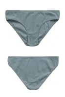 7li Paket Kadın Fitilli Ribana Pamuklu Esnek Rahat Slip Bikini Külot Özkan 26798  görsel 5