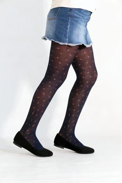 Daymod Ada Çocuk Külotlu Çorap 4 Nokta Siyah Daymod D2122121 - Alternatif Görünüm