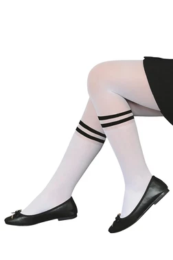 Daymod Adin Çocuk Külotlu Çorap Beyaz Daymod D2112031