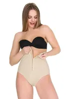 Agraflı Yüksek Bel Slip Korse Pera Fitol 8002 Ten