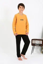 Akbeniz Nasa Uzun Kollu Penye Erkek Çocuk Pijama Takım Akbeniz 20438