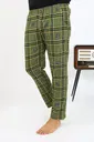 Penye Ekoseli Desen Tek Alt Erkek Pijama Akbeniz 27540