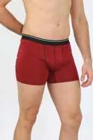 Erkek Pamuklu Bordo Boxer Külot Akbeniz 40133 Bordo farklı açı