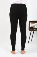 Siyah Pamuklu Tek Alt Erkek Pijama Akbeniz 27551 Siyah görsel 4