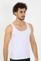 Erkek Penye Beyaz Atlet Akbeniz 6566 Beyaz görsel 4