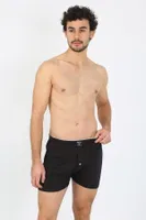 Erkek Penye Boxer Siyah Akbeniz 40091 Siyah detay görünüm