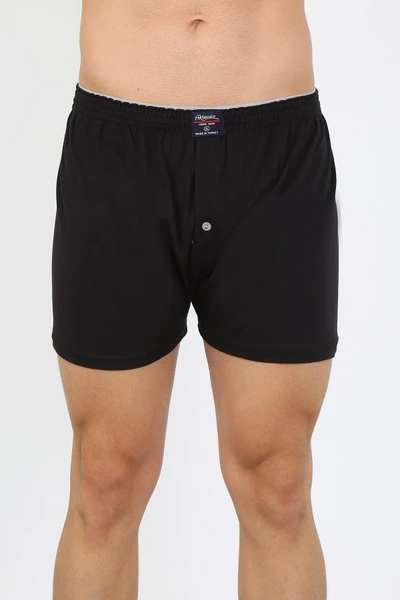 Erkek Penye Boxer Siyah Akbeniz 40091