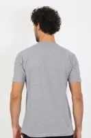 Gri Sıfır Yaka Kısa Kollu Penye Erkek Atlet Fanila Akbeniz 6567 Gri detay görünüm