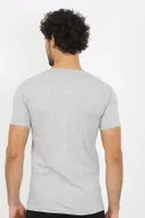 Kısa Kollu V Yaka Gri Penye Erkek Atlet Akbeniz 6560 Gri görsel 6