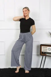 Akbeniz Bol Paça Kadın Penye Alt Üst Takım Akbeniz 5504