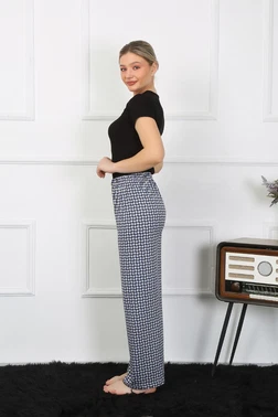 Akbeniz Bol Paça Kadın Penye Alt Üst Takım Akbeniz 5504 - Alternatif Görünüm