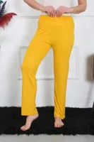 Sarı Pijama Altı Pamuk Penye Tek Alt Pijama Akbeniz 27513 Sarı görsel 4