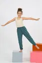 Pamuklu Kız Çocuk Sıfır Kollu Pijama Takım Akbeniz 20433