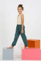 Pamuklu Kız Çocuk Sıfır Kollu Pijama Takım Akbeniz 20433 Ten görsel 4
