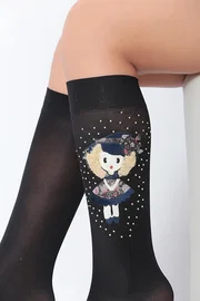 Daymod Alara Aks. Çocuk Mycro Dizaltı Çorap Siyah Daymod D2242013