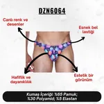 Ananas Desenli Erkek Slip (Dijital Baskılı)  Darkzone DZN6064 farklı açı