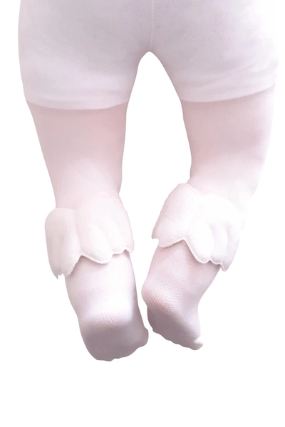 Angel Aks. Bebek Külotlu Çorap Beyaz Daymod D2145004