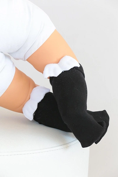 Angel Bebe Dizaltı Çorap Siyah Daymod D2542003