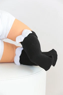 Daymod Angel Bebe Dizaltı Çorap Siyah Daymod D2542003 - Alternatif Görünüm