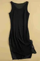 Angelsin Özel Kımaş Şık Pareo Plaj Elbisesi Kimono Kaftan Siyah MS 4353 Siyah detay görünüm