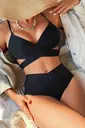 V Kesim Bikini Altı Siyah Angelsin MS43298