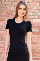 Anıl Kısa Kollu Bayan Thermal Atlet 8532 Siyah görsel 4