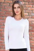 Anıl Uzun Kollu Bayan Thermal Atlet 8533 Beyaz görsel 4