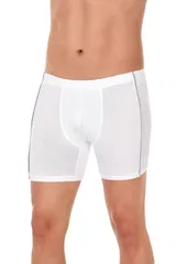 Ara Biyeli Modal Erkek Beyaz 3'lü Paket Boxer Yıldız 105