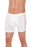 Ara Biyeli Modal Erkek Beyaz 3'lü Paket Boxer Yıldız 105 Beyaz