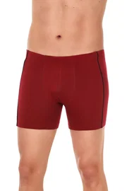 Yıldız Çamaşır Ara Biyeli Modal Erkek Bordo 3lü Paket Boxer Yıldız 109