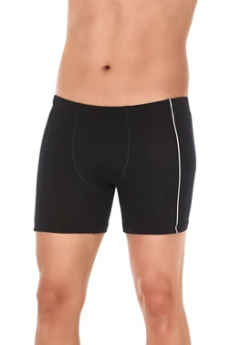 Yıldız Çamaşır Ara Biyeli Siyah 3'lü Paket Modal Erkek Boxer Yıldız 106