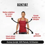 Askılı Bordo Erkek Atlet  Darkzone DZN7107 farklı açı