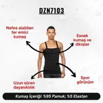 Askılı Siyah Erkek Atlet  Darkzone DZN7103 görsel 4