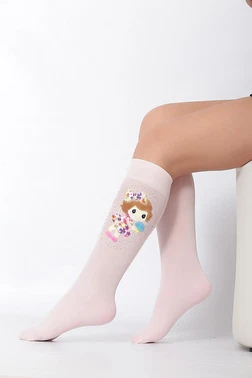 Daymod Ayben Aks. Mikro Çocuk Dizaltı Çorap Pembe Daymod D2242009