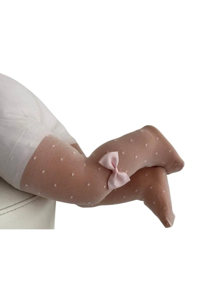 Azra Bebe Fiyonklu Külotlu Çorap Pembe Daymod D2141013