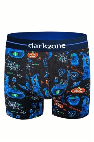 Balkabağı Desenli Erkek Boxer (Dijital Baskılı) Darkzone DZN3061
