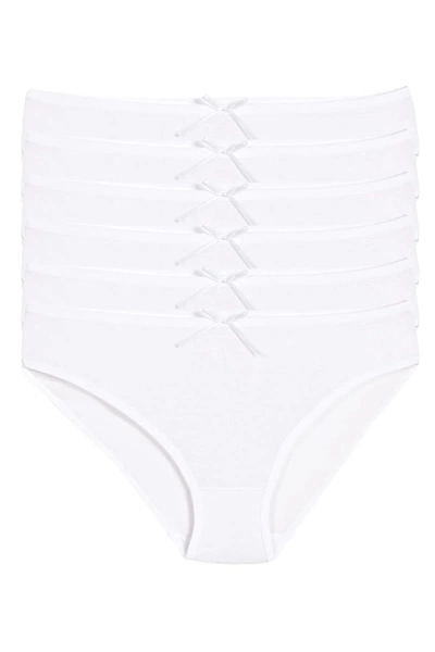 Bambu Beyaz 6'lı Paket Bikini Kadın Külot Yıldız 3910