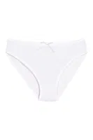 Bambu Beyaz 6'lı Paket Bikini Kadın Külot Yıldız 3910 Beyaz detay görünüm