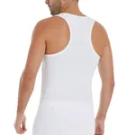 Bambu Sporcu 3'lü Paket Erkek Beyaz Atlet Yıldız 490 Beyaz detay görünüm