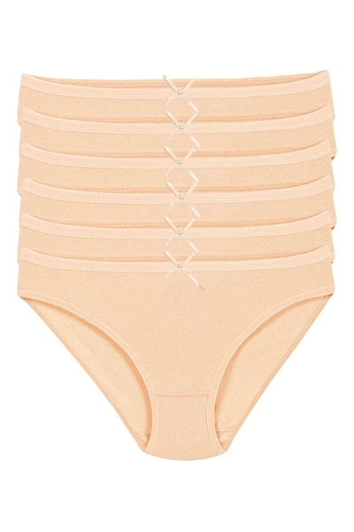 Bambu Ten 6'lı Paket Bikini Kadın Külot Yıldız 3913