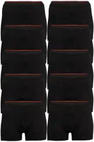 Battal Büyük Beden Siyah Boxer 10lu Paket Arma Yıldız 9177 - 10 ADET Siyah görsel 4