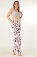 Bayan Çiçek Desenli Pijama Altı Doremi 002-001025 Desenli